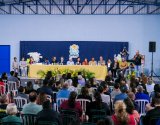 Coagru celebra conquista da nova quadra de esportes da APAE de Nova Cantu