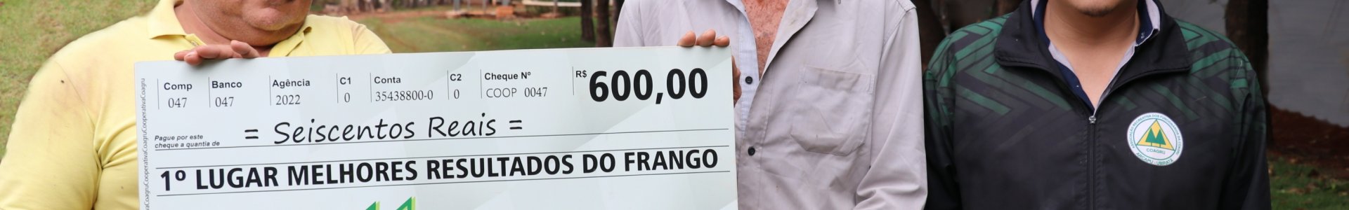 MELHORES RESULTADOS DO FRANGO DO MÊS DE AGOSTO/2022