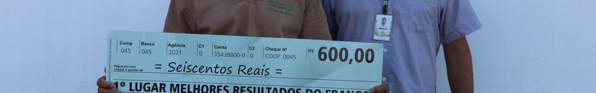 MELHORES RESULTADOS DO FRANGO DO MÊS DE AGOSTO/2021