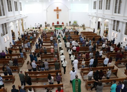 Missa de Ação de Graças pela Colheita em Campina da Lagoa
