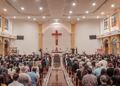 Missa em Ação de Graças celebra os Frutos da Terra e homenageia os 50 anos da Coagru