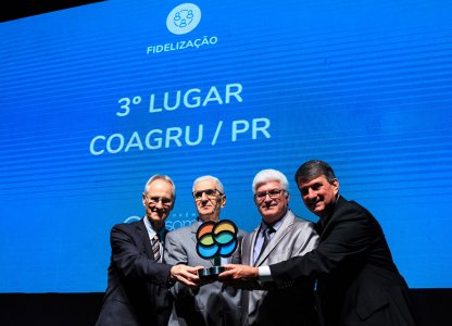COAGRU RECEBE O 3º LUGAR NO PRÊMIO SOMOSCOOP MELHORES DO ANO