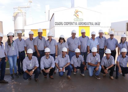 Conselheiros avaliam a conclusão das obras da Fábrica de Ração Avícola