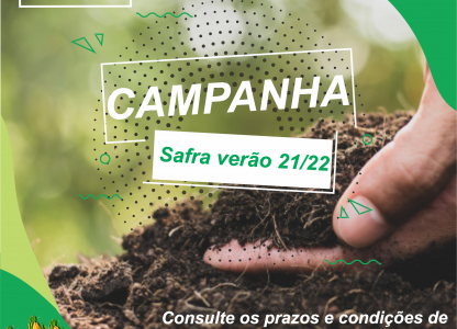 Coagru comunica que está com Campanha de fornecimento de insumos para a Safra de Verão 2021/2022
