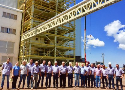 Diretoria e Conselheiros visitam obras da Coagru