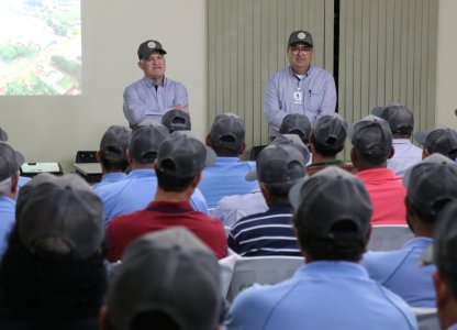 Reunião de alinhamento orientou equipe para recebimento de milho 2ª Safra