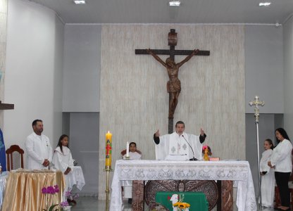 Missa em Ação de Graças pela Colheita foi realizada em Anahy