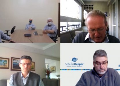 REUNIÃO INSTITUCIONAL I: Coagru recepciona encontro virtual do Sistema Ocepar