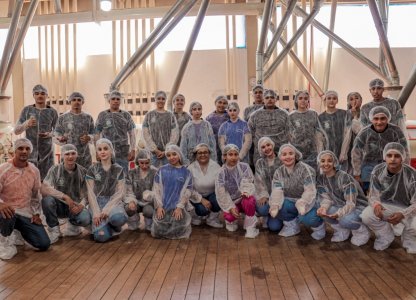Alunos de Nova Cantu realizam visita técnica ao Moinho de Trigo da Coagru