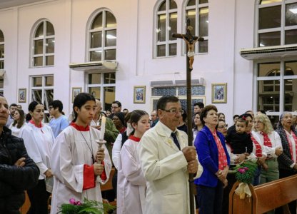 Celebração da Missa da Colheita marca a véspera do Dia do Agricultor no Distrito de Yolanda