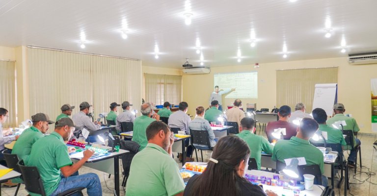 Coagru realiza treinamento em classificação de grãos e reforça preparo das equipes para a safra