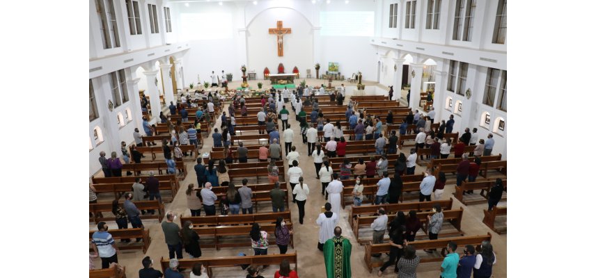 Missa de Ação de Graças pela Colheita em Campina da Lagoa