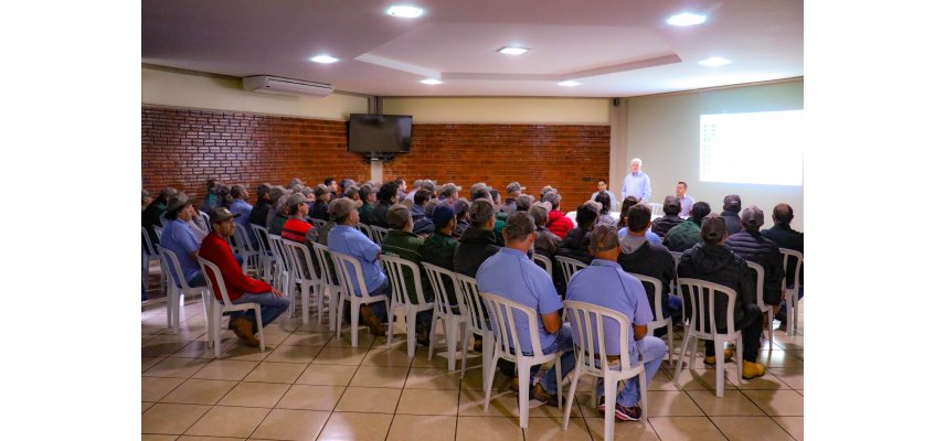 Reunião Recebimento de Safra realizada com Setor de Transporte e Logística da Coagru