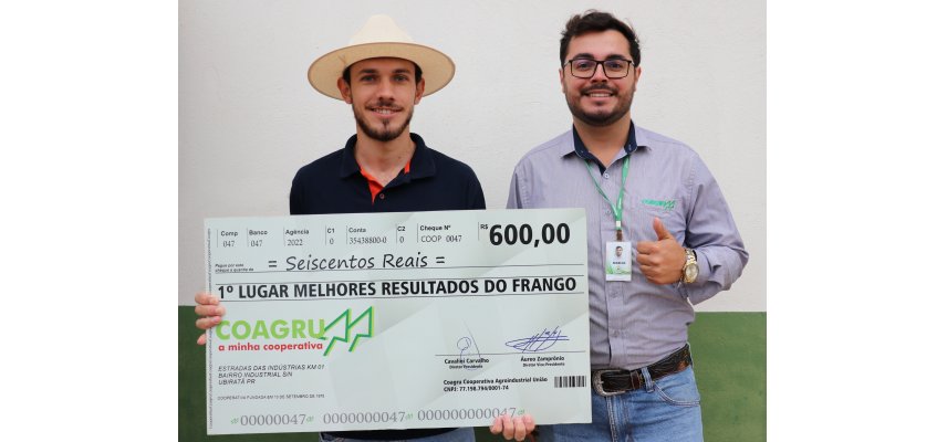 MELHORES RESULTADOS DO FRANGO DO MÊS DE SETEMBRO/2022