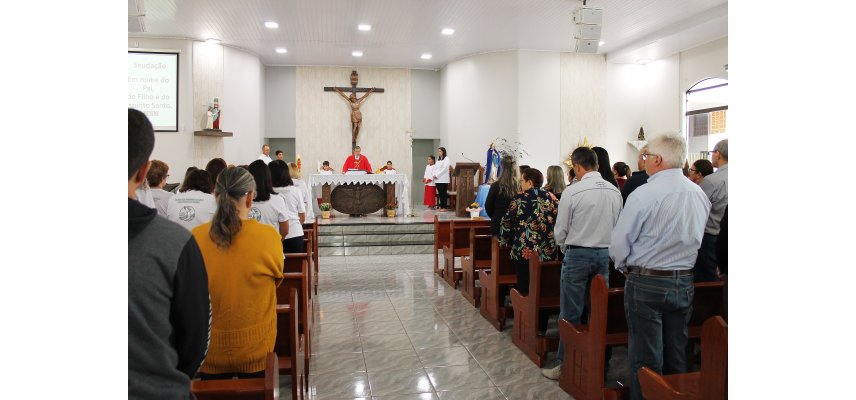 Missa de Ação de Graças pela Colheita em Anahy