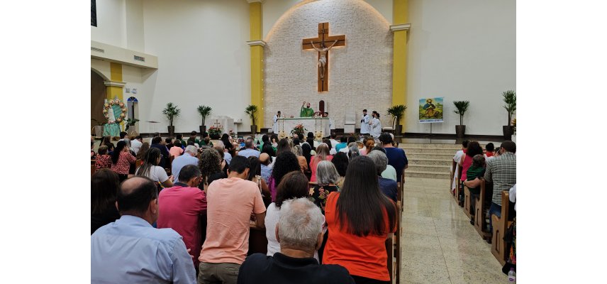 Missa da colheita em Campina da Lagoa