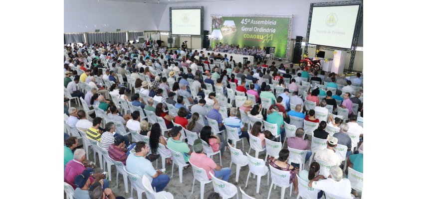 Com números positivos, Coagru apresenta resultados de 2019 em Assembleia