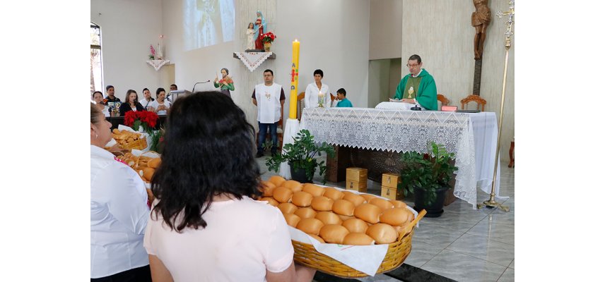 REALIZADA CELEBRAÇÃO EM AÇÃO DE GRAÇAS PELA COLHEITA EM ANAHY