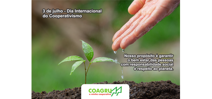 3 de julho - Dia Internacional do Cooperativismo