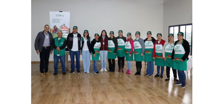 Grupos femininos de Nova Cantu participam de curso sobre aproveitamento da carne de frango