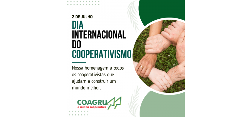 Parabéns Cooperativistas!