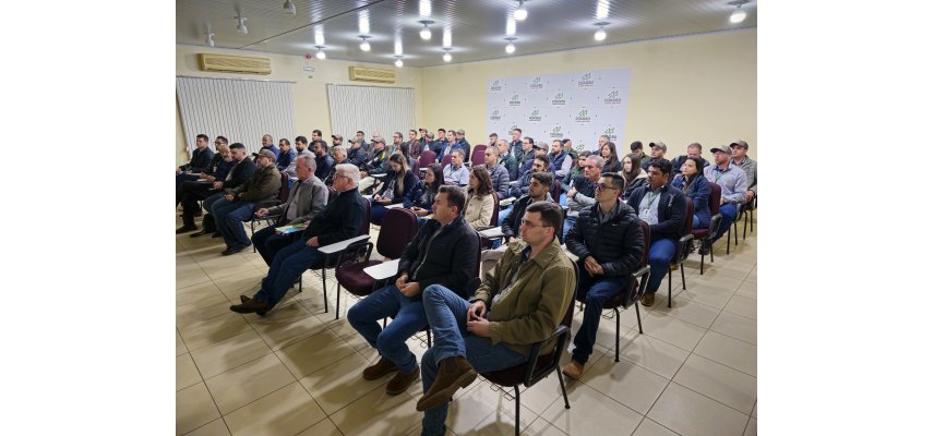 Do plantio à colheita  Área técnica e bens de fornecimento se reúnem