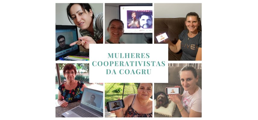 Coopermulher da Coagru participa de Encontros Virtuais