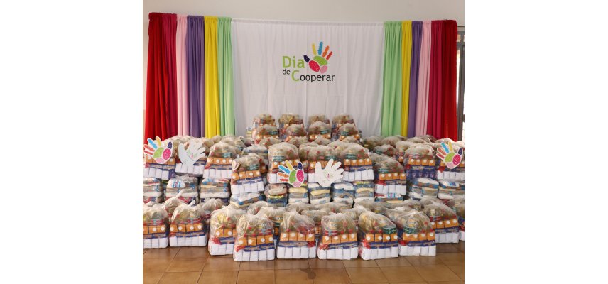 Coagru fez as entregas das doações da Campanha do Dia C  Dia de Cooperar