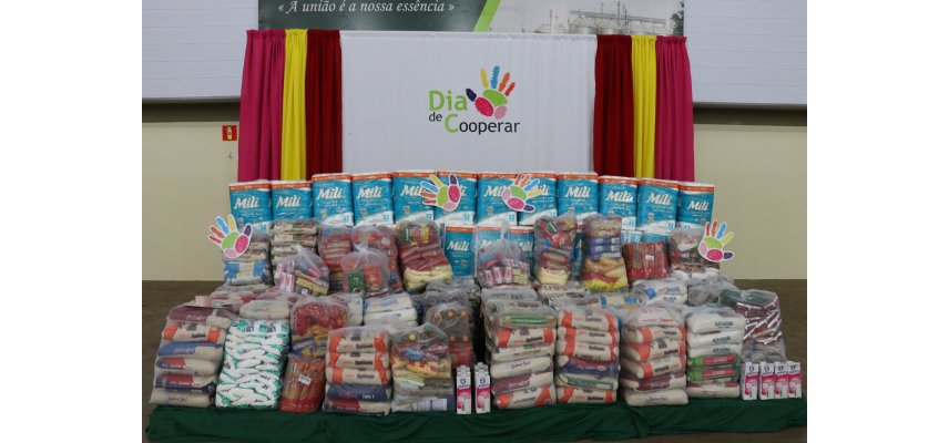 Realizada a entrega das doações da campanha do Dia C  Dia de Cooperar