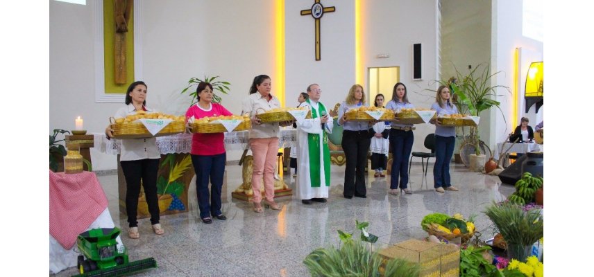 COAGRU ORGANIZOU MISSAS EM AÇÃO DE GRAÇAS PELA COLHEITA