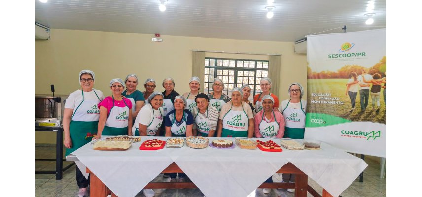 Doces sabores e cooperação marcam curso de Culinária do Coopermulher