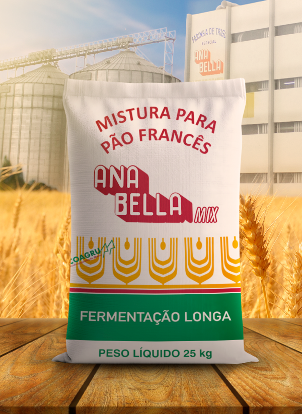Mistura p/ Pão Francês Anabella Mix Fermentação Longa