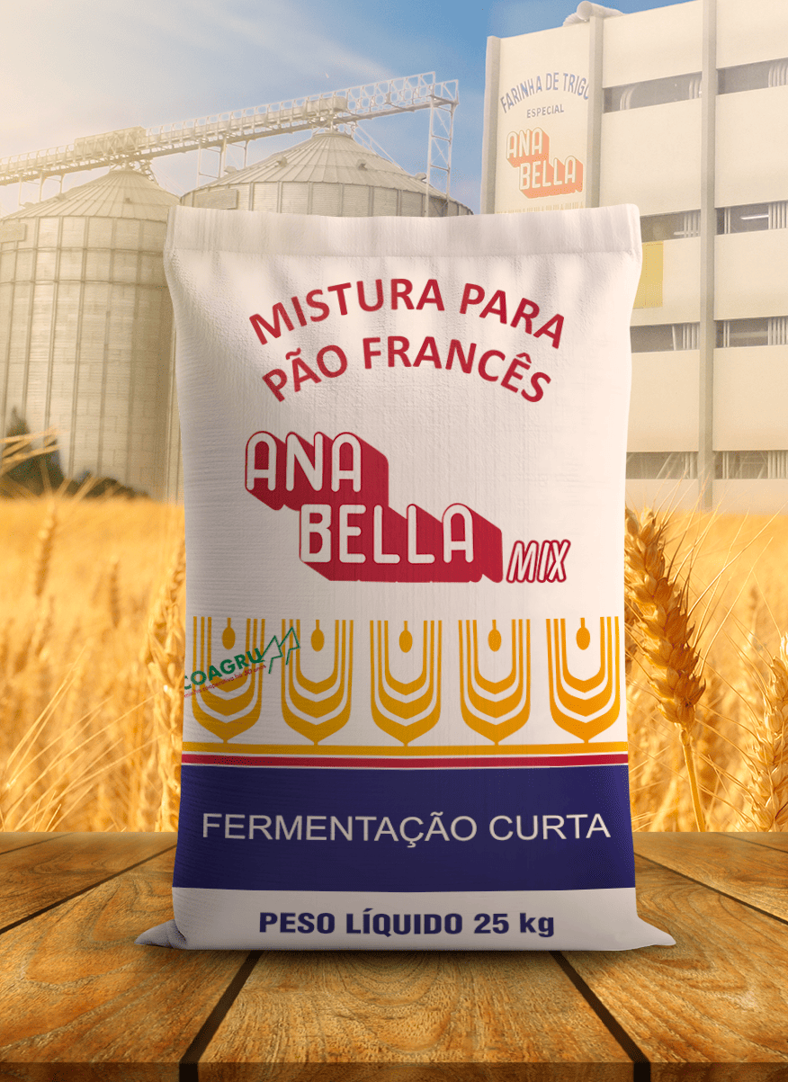 Mistura para Pão Francês Anabella Mix Fermentação Curta